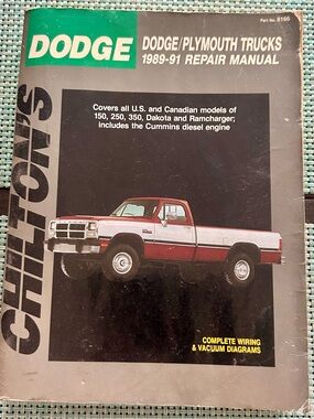 Dodge/Plymouth Trucks 1989-91 Repair Manual